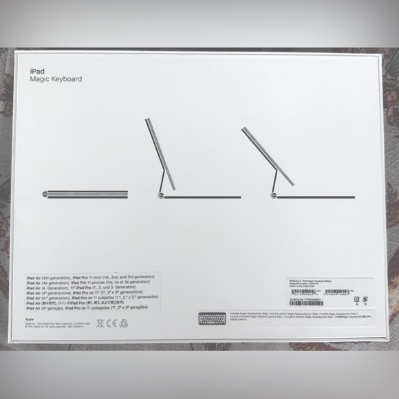 Apple iPad Magic Keyboard Black productivity A2261 - Picture 6 of 7